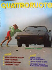 Quattroruote 296 1980 Triumph