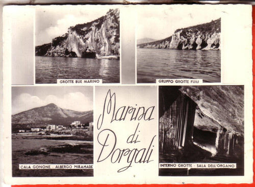 Cartolina dorgali non - b/n,