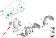BMW X3 G01 F97 parafango