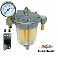 FILTRO MALPASSI KING 85mm REGOLATORE PRESSIONE CARBURANTE (CIOTOLA VETRO) + KIT CALIBRO SYTEC