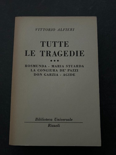 Alfieri tutte tragedie - le,