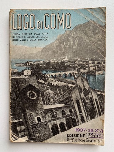 Antica guida turistica lago - antica, di