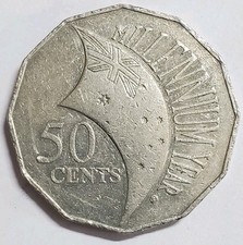 2000 Australia 50 Cents