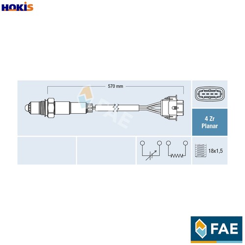 Sensore lambda 77154 - sensore,