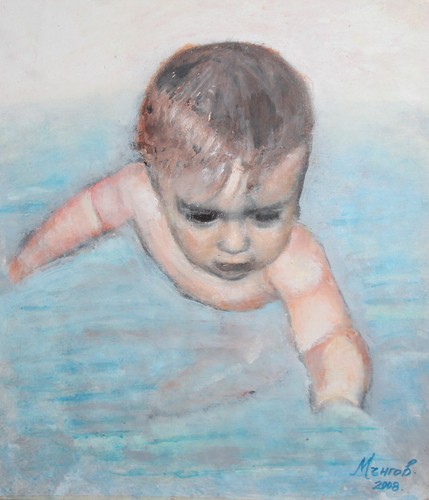 Ritratto contemporaneo dipinto