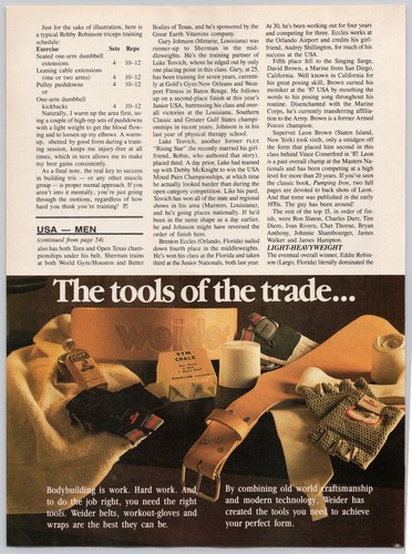 1989 body building tools - 1989,