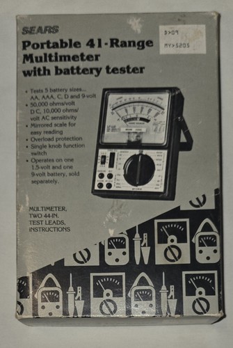 Multimetro vintage sears - multimetro,