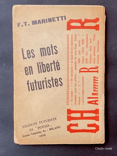 Marinetti les mots en - marinetti,