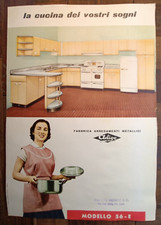 VINTAGE ANNI 60 CATALOGO ADIGE FABBRICA CUCINE MODELLO 56-E -12997