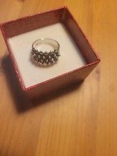 anello massiccio argento 925 donna Modello Cicerchiata 