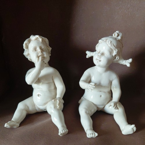 Coppia statuina putti - coppia,