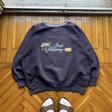 Felpa Vintage Best Company Blu