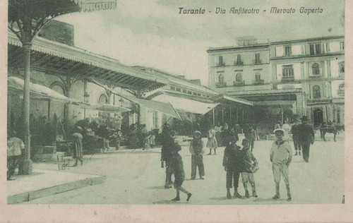 Cartolina taranto puglia via - cartolina,