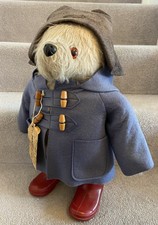 Giocattolo morbido orso Paddington originale vintage Gabrielle Designs per TLC