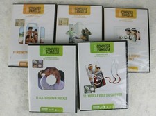IL COMPUTER DI FAMIGLIA 5x dvd GUIDA FACILE internet per il tempo libero CORSO