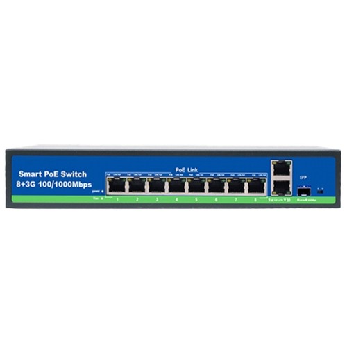 Sys switch poe vlan porte - poe, 8
