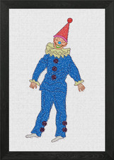 Clown astratto funny3 poster - clown,