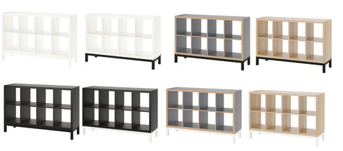 Ikea kallax scaffale con - ikea,