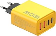 Caricabatterie 120W da parete, Caricatore Multiporta USB e Type C