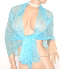 Stola donna azzurra celeste