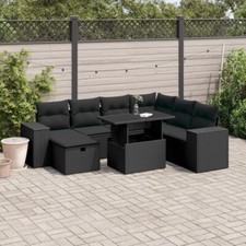 8-tlg. Garten-Sofagarnitur mit