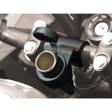Presa 12V impermeabile con supporto universale per manubri moto Ducati Bmw Yamah