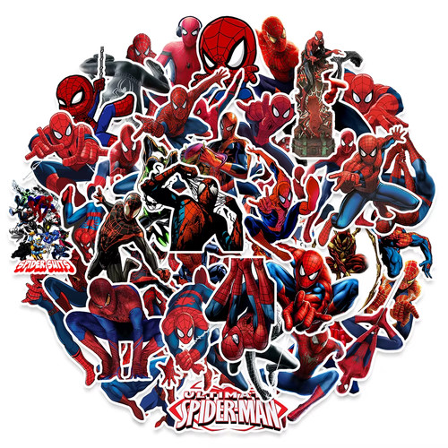 Adesivi spiderman etichette - adesivi,