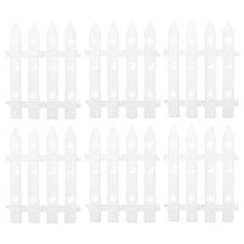  20 Pcs Recinto Per Albero Staccionata Plastica Recinzione Miniatura