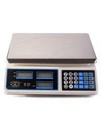 Bilancia elettronica digitale da banco professionale 40kg divisione 2g 7 memorie