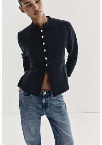 Cardigan zara blu - cardigan,