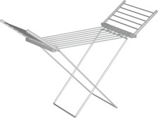 Stendino Elettrico Riscaldato Con Ali, Stendibiancheria Pieghevole Salvaspazio i