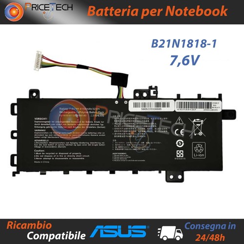 Batteria compatibile asus - batteria,