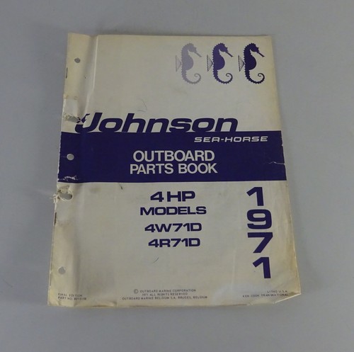 Catalogo parti omc - parti, johnson
