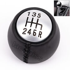 6 MARCE POMELLO LEVA DEL CAMBIO PELLE MANOPOLA MANIGLIA per ALFA GT 147 156 166