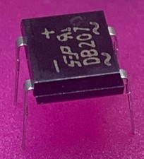 DB207  Ponte raddrizzatore 1000V 2A THT