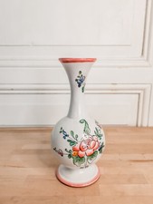 Vase fleuri Majolique