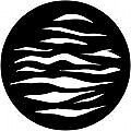 Rosco DHA8130 Metal Gobo Ripple (grande) per scanner Martin PAL