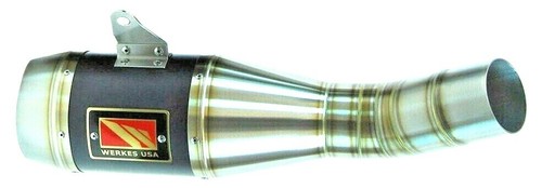 Competition werkes exhaust - werkes, blk