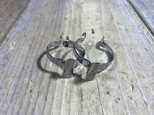 Morsetti per cavi cromati 1"