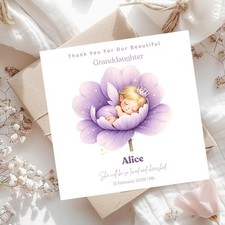 Biglietto nipote neonato nuovo