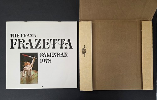 Calendario frank frazetta 1978 - calendario,