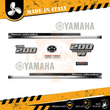 Decalcomania Adesivi Motore Fuoribordo Yamaha 200 cv - Four Stroke F200D V6