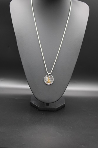 Collana quadrifoglio moneta