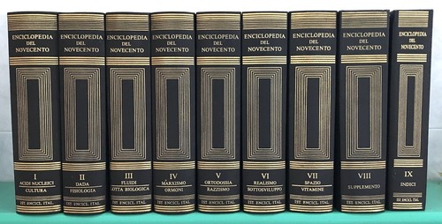 Enciclopedia del novecento - del,