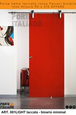 Porte Vetro laccato rosso