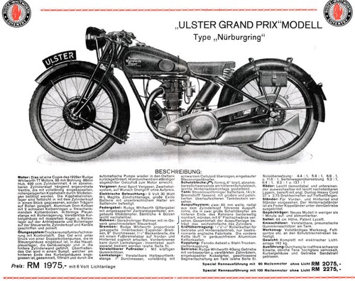 Rudge brochure programma - -,
