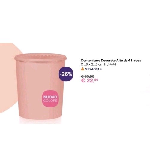 Oblò tupperware 4litri - tupperware, 4.4litri