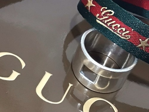 Anello gucci firmato 925 - "g", .925
