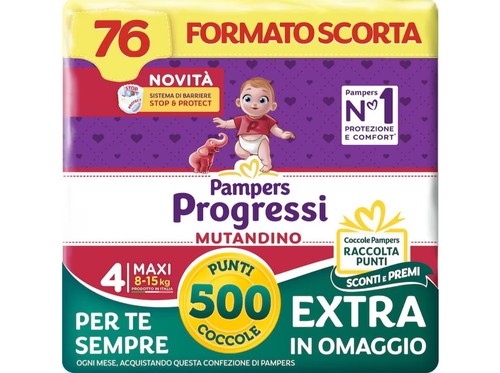 Pampers progressi mutandino - pampers,