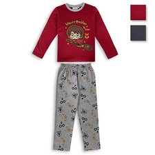 Pigiama Harry Potter bimbo lungo ufficiale maniche lunghe in cotone bambino 4654